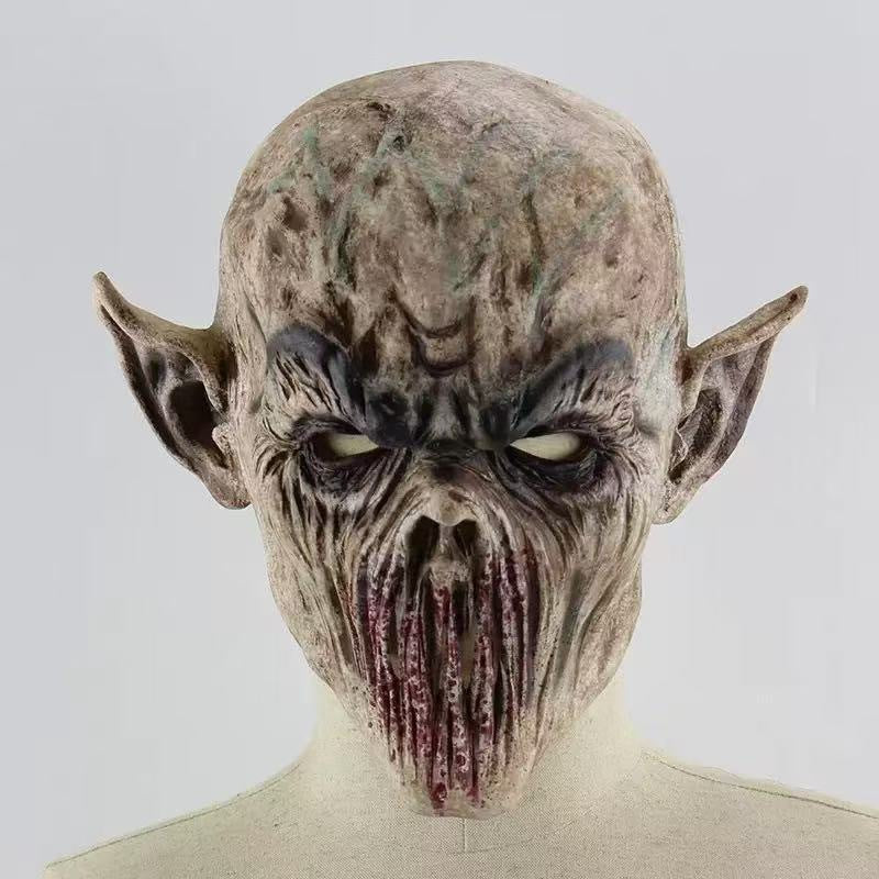 Halloween Mask Stranger Things 4 Vecna Cosplay Headpiece Horror Ghost Face Funny Head Cover