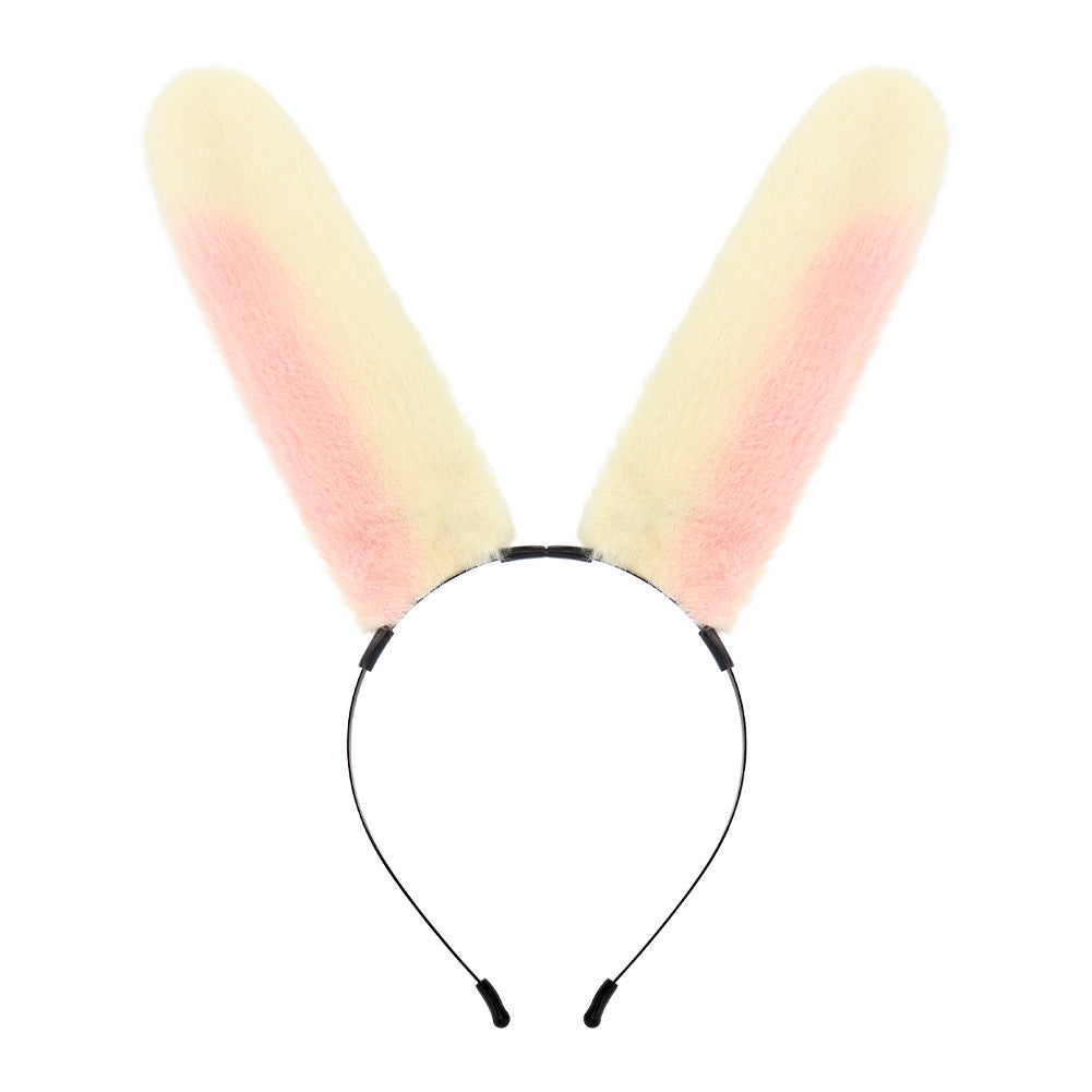 Kawaii Hairband Cosplay Ears Usagi Rabbit Ears Chiikawa Handmade Cat Ears Animal Ears Hair Clip Flying Squirrel