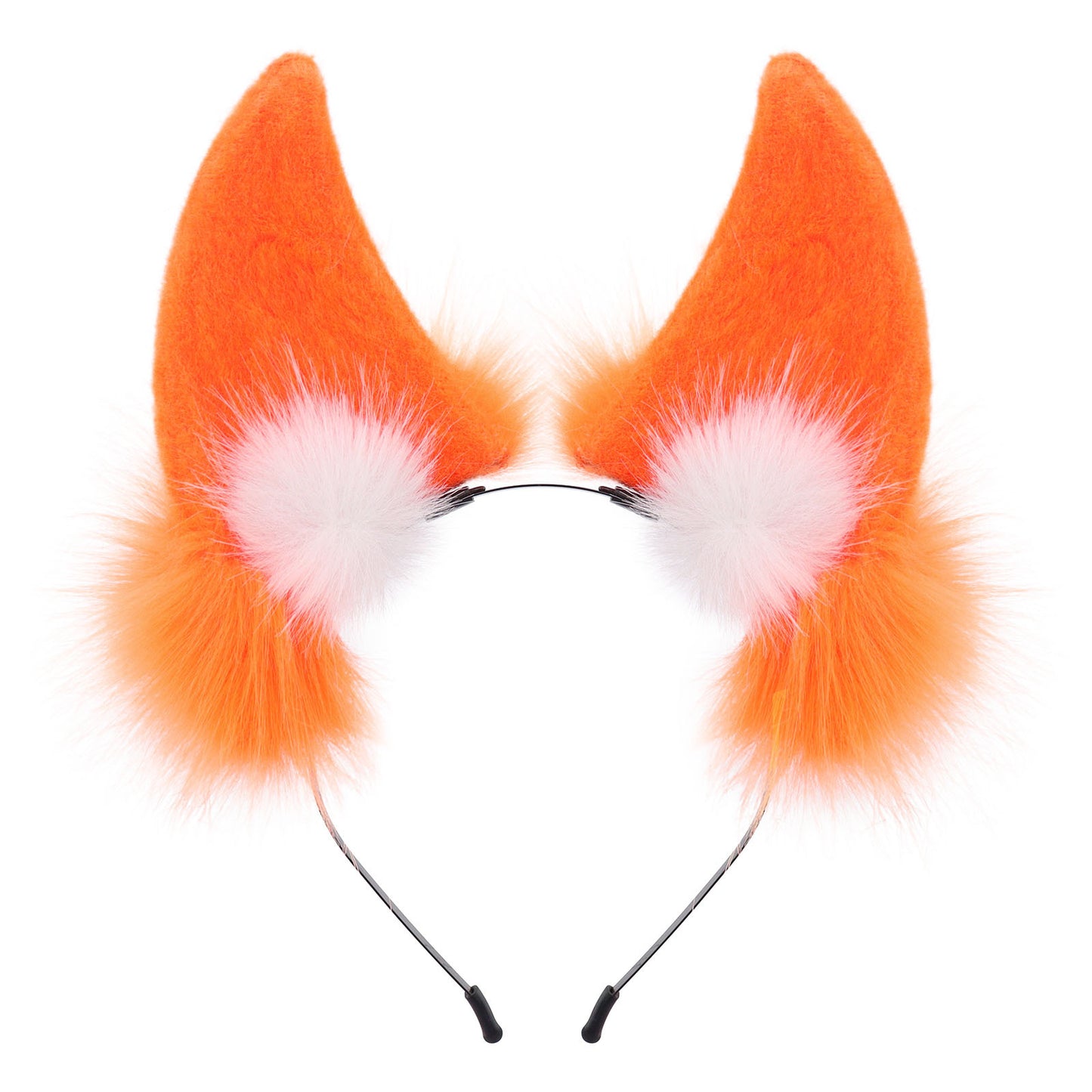 Faux Fur Cat Ear Headband Handmade Cute Kitty Hair Accessory Cosplay Convention Animal Ears Cat Girl Headwear