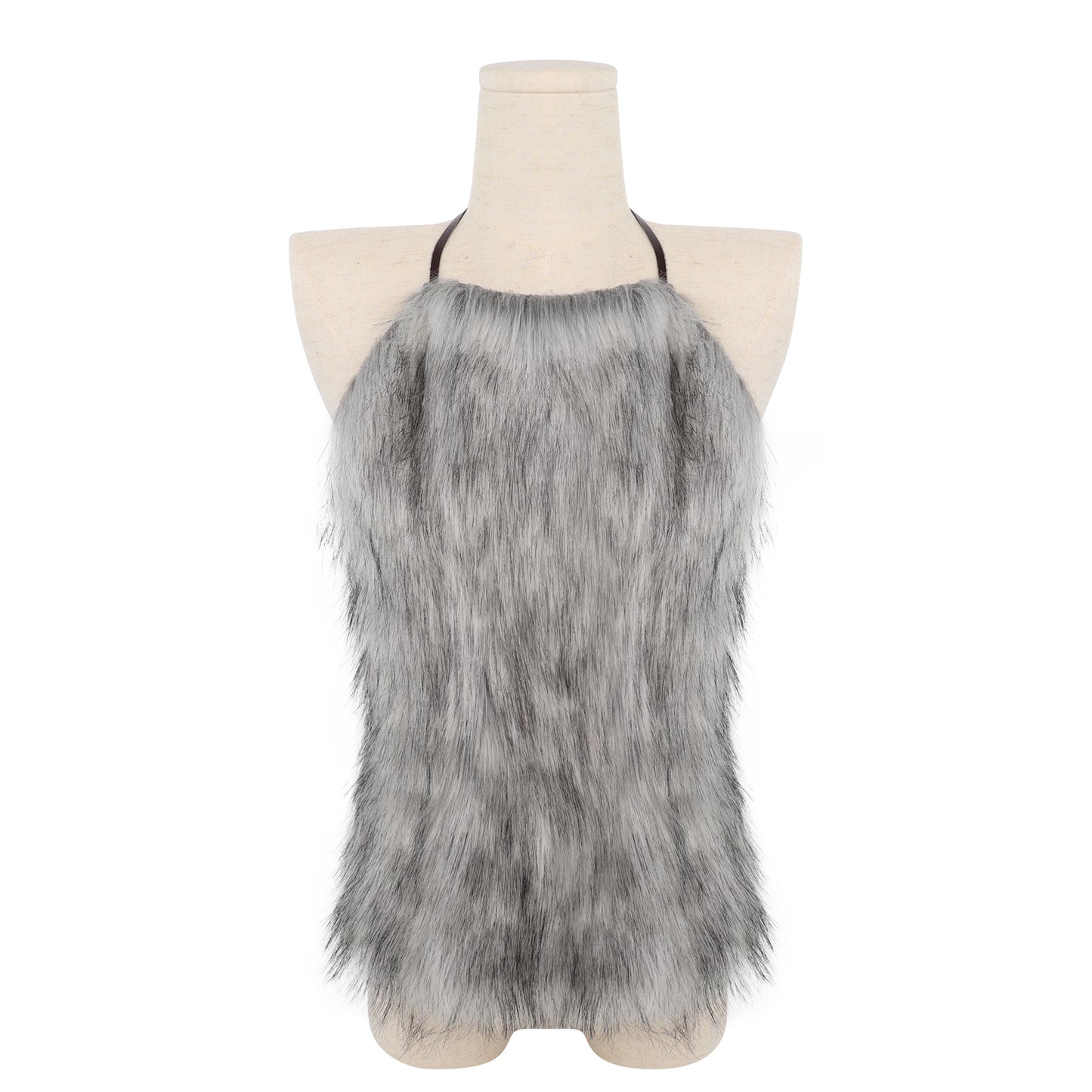 Halloween Faux Fur Caveman Costume Cosplay Viking Savage Costume Props