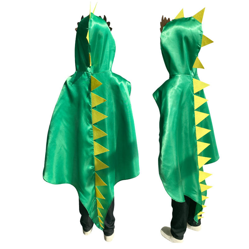 Halloween Kids Costume Children's Performance Outfit Animal Set Dinosaur Cape Costume Accessories