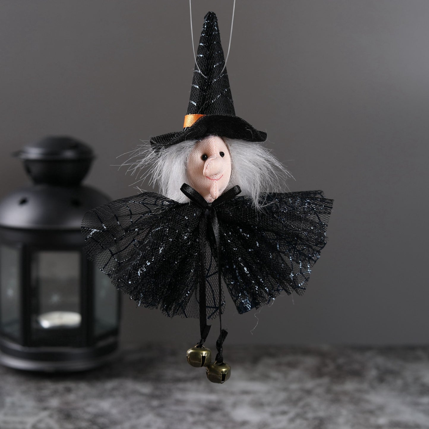 Halloween Decorations Party Bar Decor Pumpkin Ghost Witch Black Cat Hanging Ornaments Scary Witch Wall Hangings