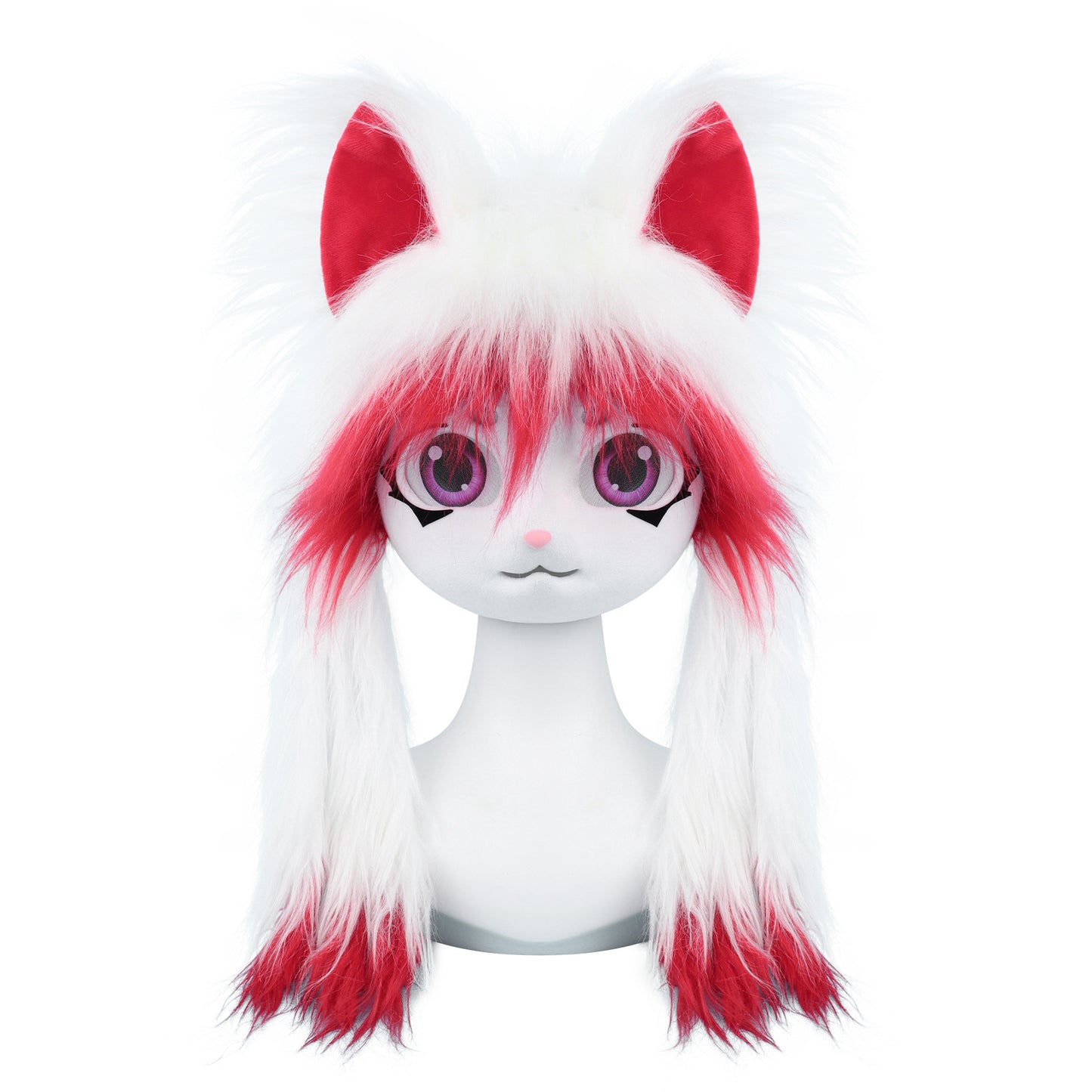 Kigurumi Plush Animal Head Wearable Hoodie Lolita Ready-to-Wear Cosplay Cute Animal Costume Furry Costume