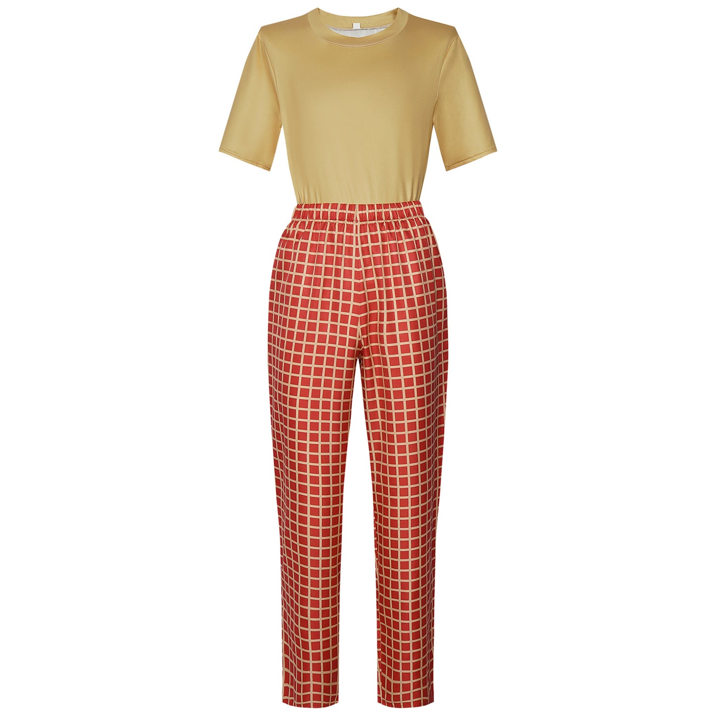 Dr. Nefario Cosplay Costume – Despicable Me | White Lab Coat, Plaid Trousers & Gloves Set | Unisex XS–3XL