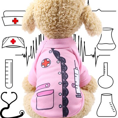 Halloween Pet Costume – Angel & Cartoon Print Jacket for Cats & Dogs | 16 Colors | XS–XXL