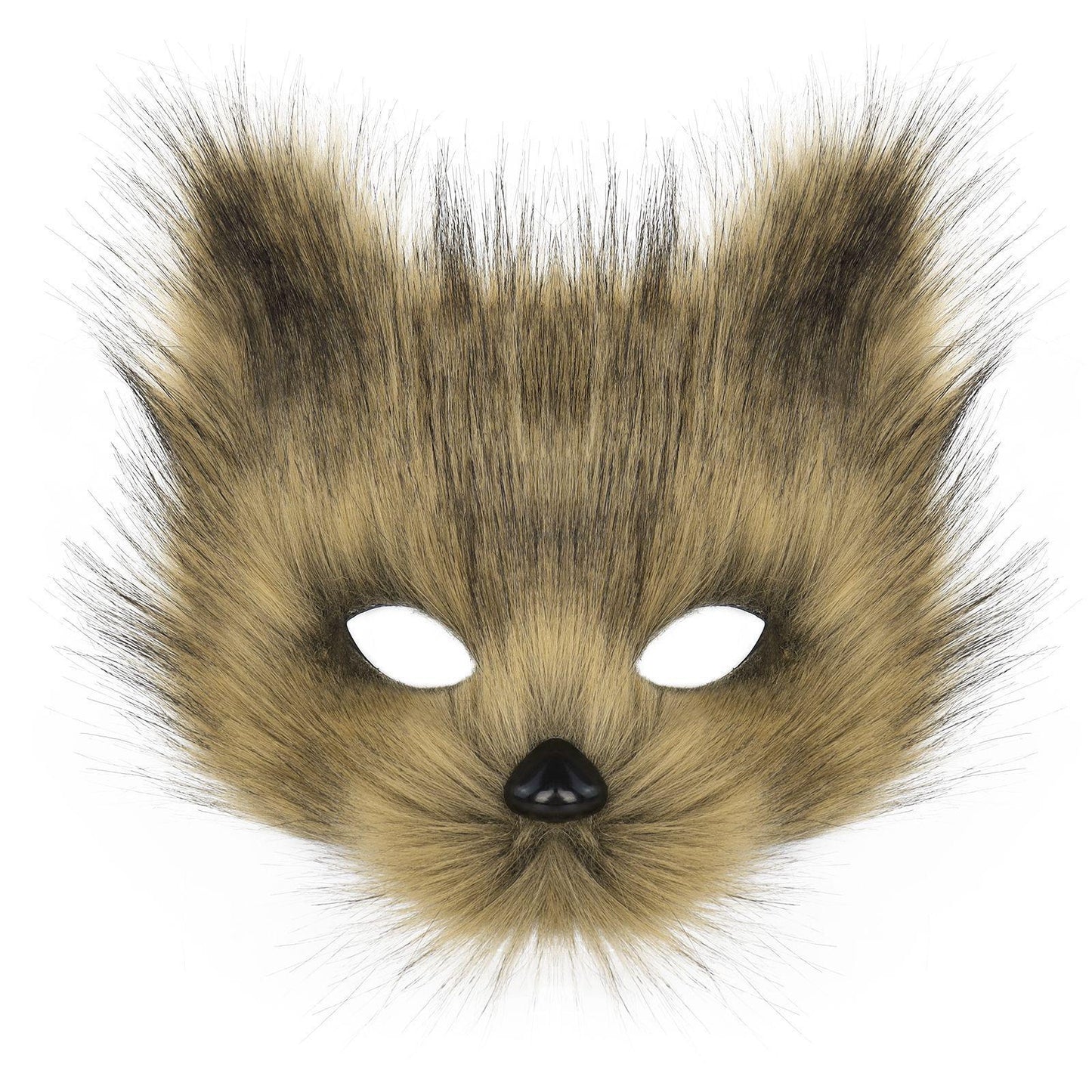 Halloween Party Furry Half-Face Cat Fox Mask Cosplay Cat Face Mask Accessory