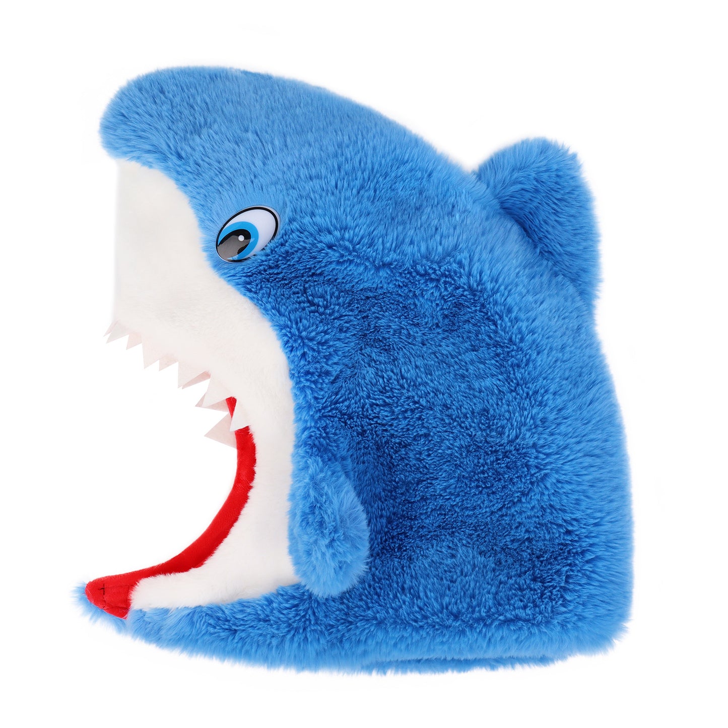 Cartoon Funny Shark Plush Headpiece for Parties, Performances, and Photo Props