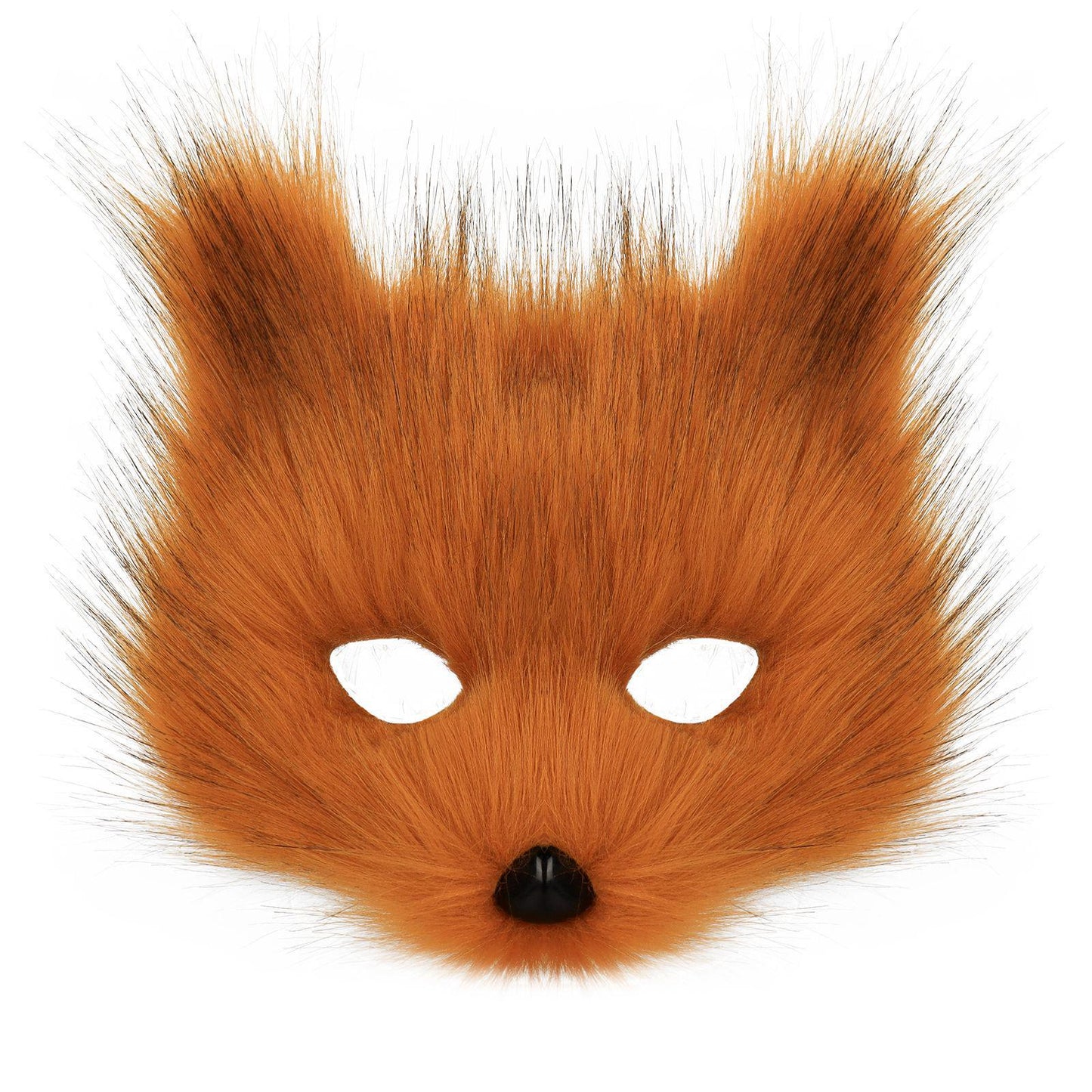 Halloween Party Furry Half-Face Cat Fox Mask Cosplay Cat Face Mask Accessory