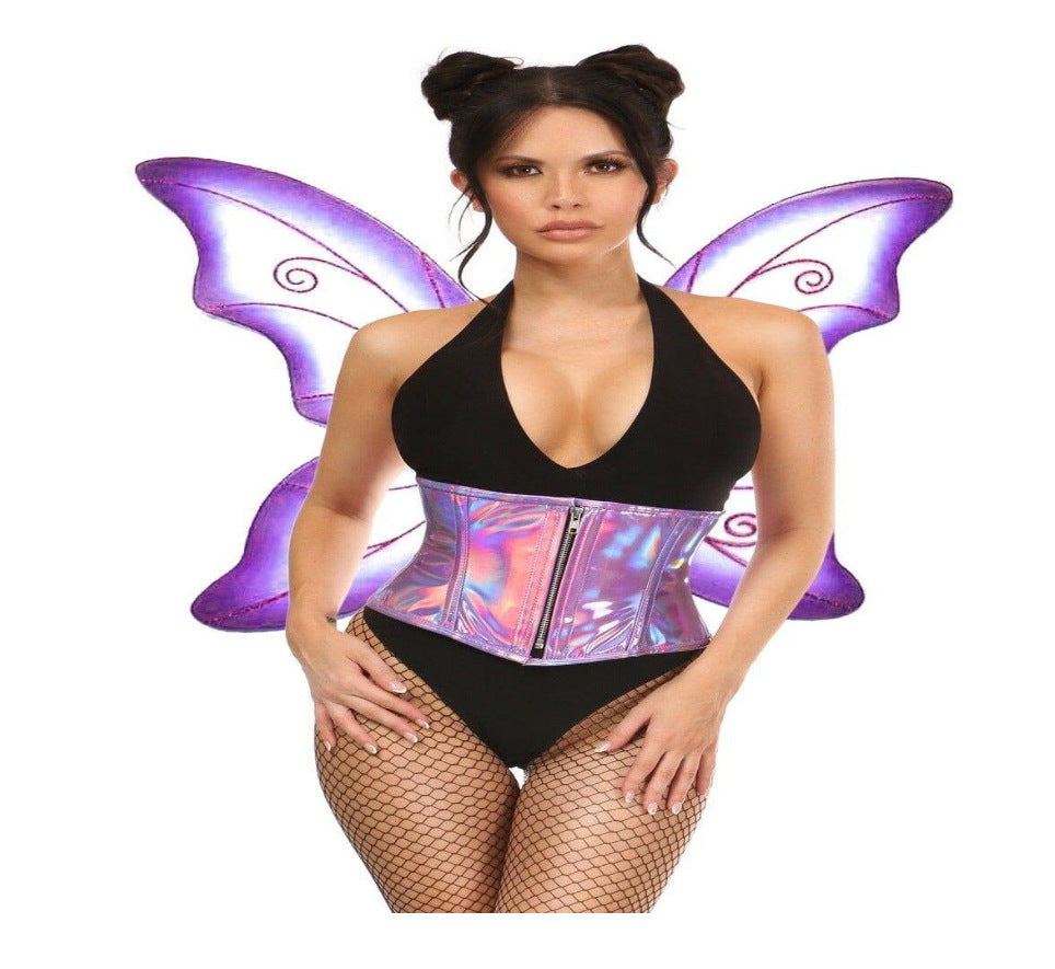 Women's Butterfly Fairy Wings & Skirt Costume Set – Green, Purple & Pink | S–XL