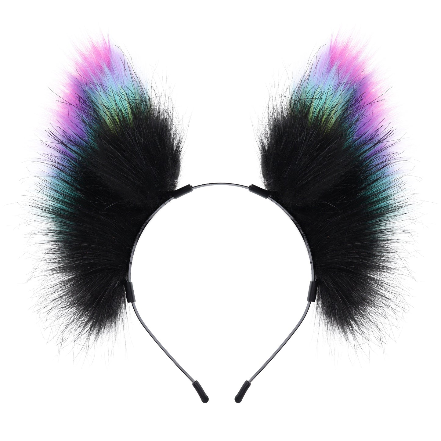 Handmade Colorful Plush Cat Ear Fox Headband Accessory Realistic Animal Ears Lolita Animal Ears Headband Summer Style