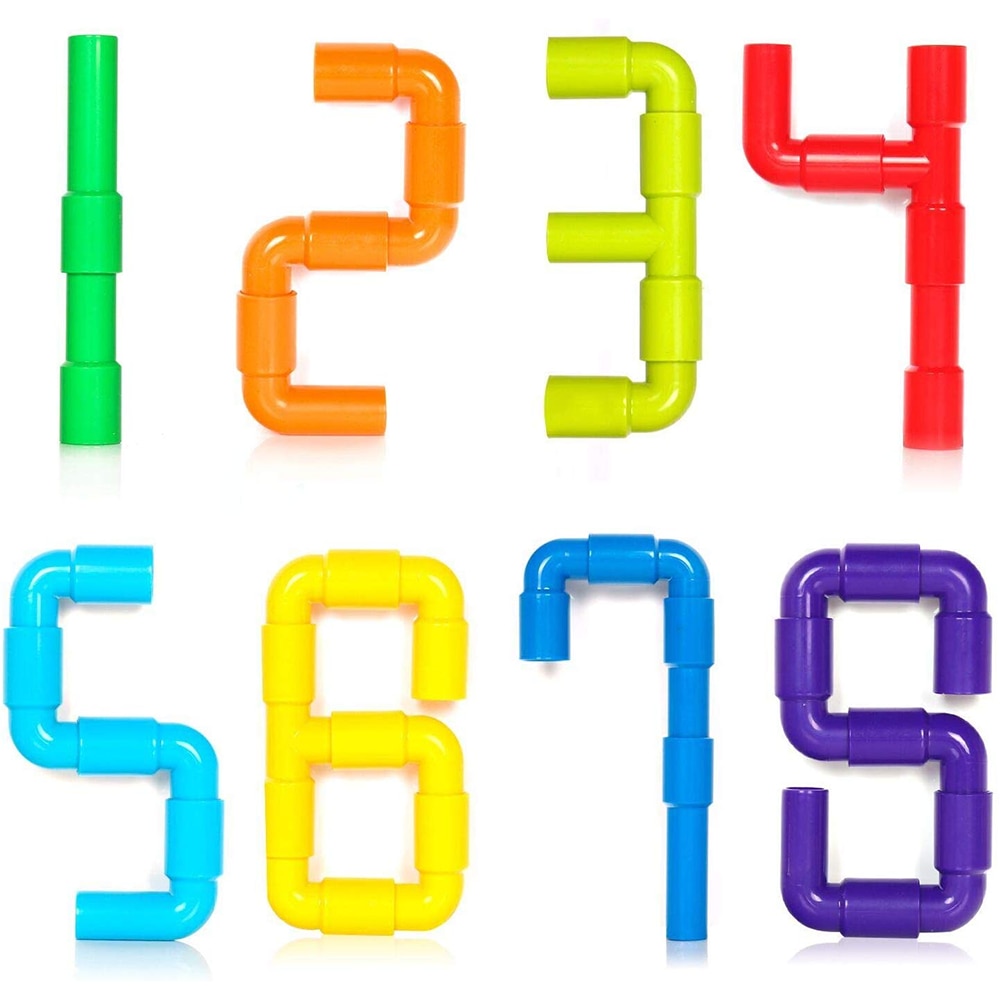DIY Water Pipe Building Blocks Toys Enlightening Pipeline Tunnel Construction Educational STEM Designer Toys For Children Brick