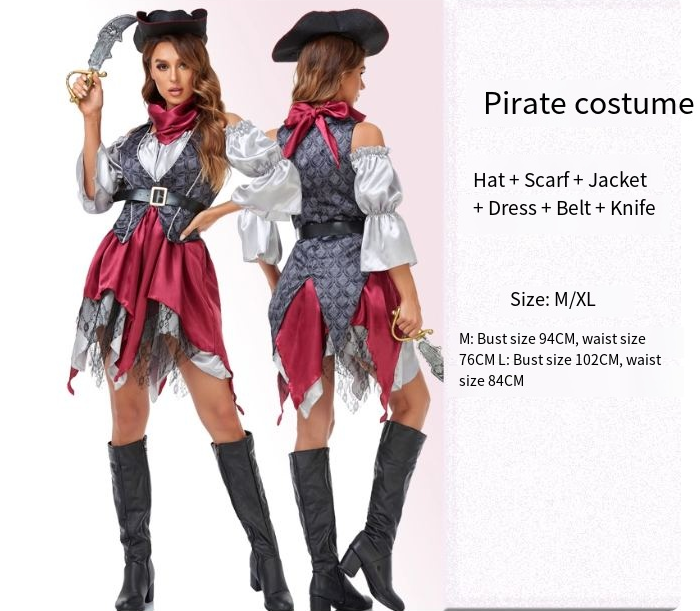 Adult Halloween Costume Set – Pirates, Vampire & More | 21 Styles