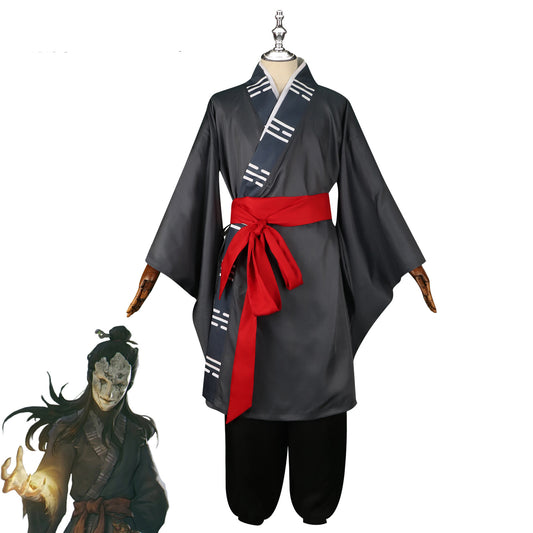 Mi Daoren Cosplay Costume – Black Myth: Wukong | Taoist Robe Set with Gourd | Unisex S–3XL