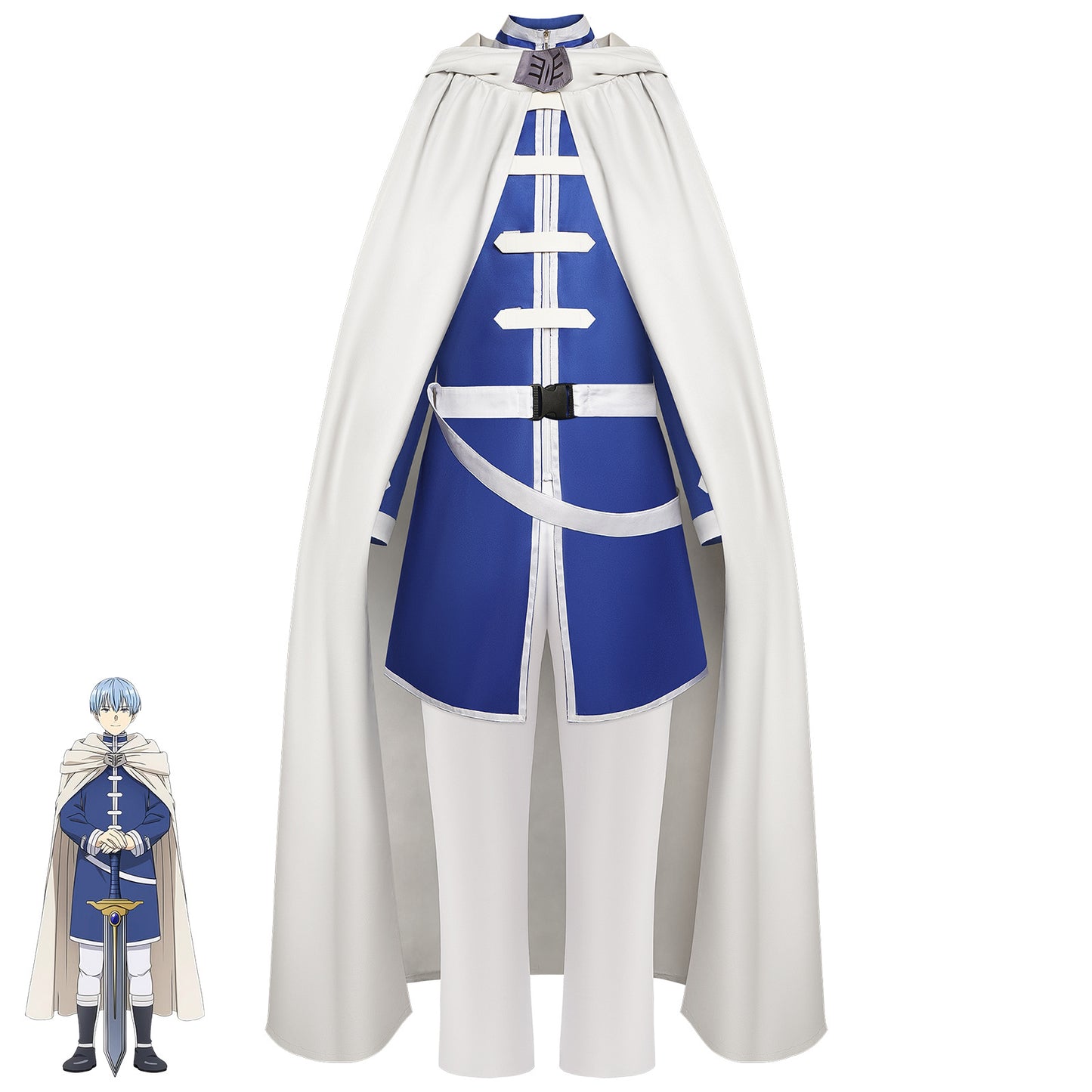 Simmel Cosplay Costume – Frieren: Beyond Journey's End | Blue & White Anime Outfit