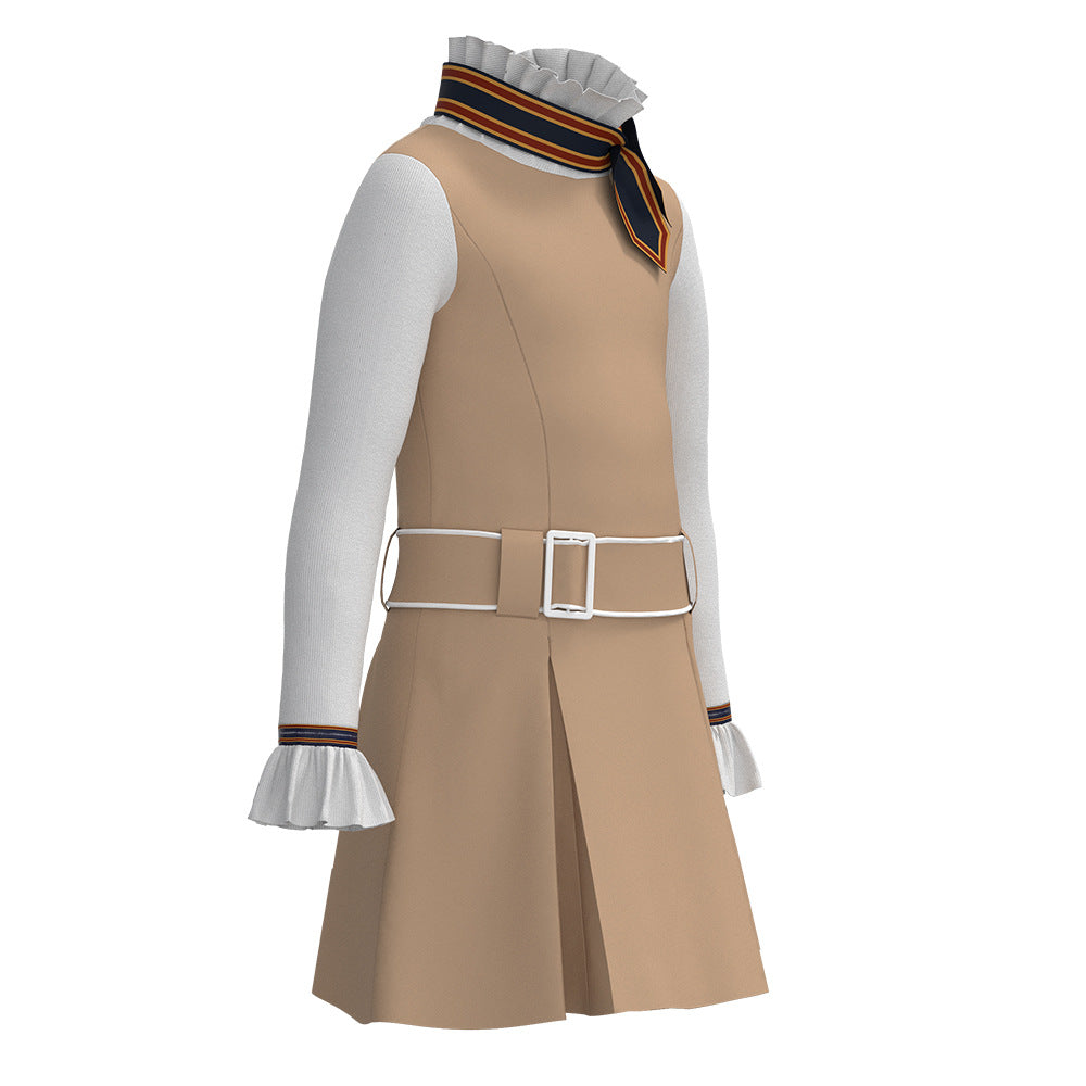 Jame Megan Cosplay Dress M3GAN 2.0 Female Lead Style Halloween Kids Performance Costume Cosplay Clothing