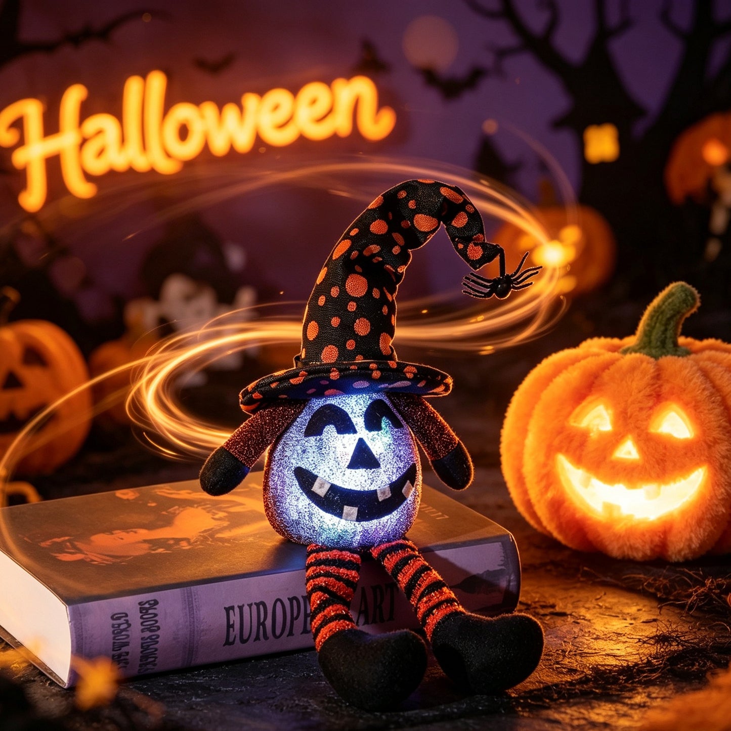 Halloween Witch Hat Long Leg Bottle Cover Decorative Champagne and Wine Bag Table Decoration