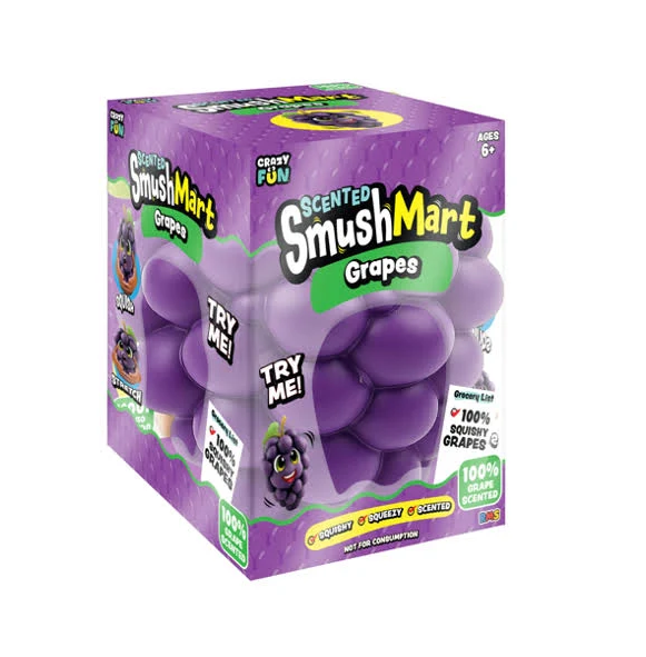 SmushMart Scented Grapes Jumbo Squishy
