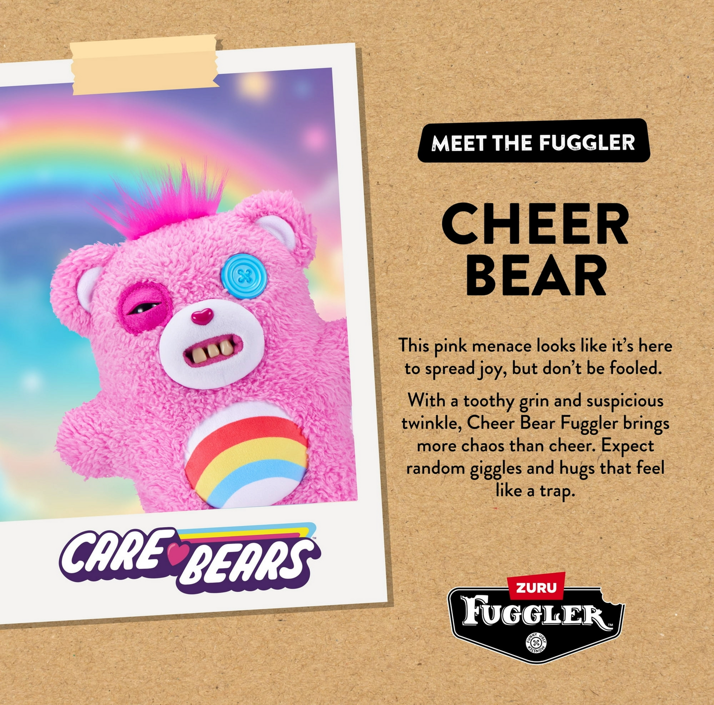 Fuggler Care Bears 9 inch