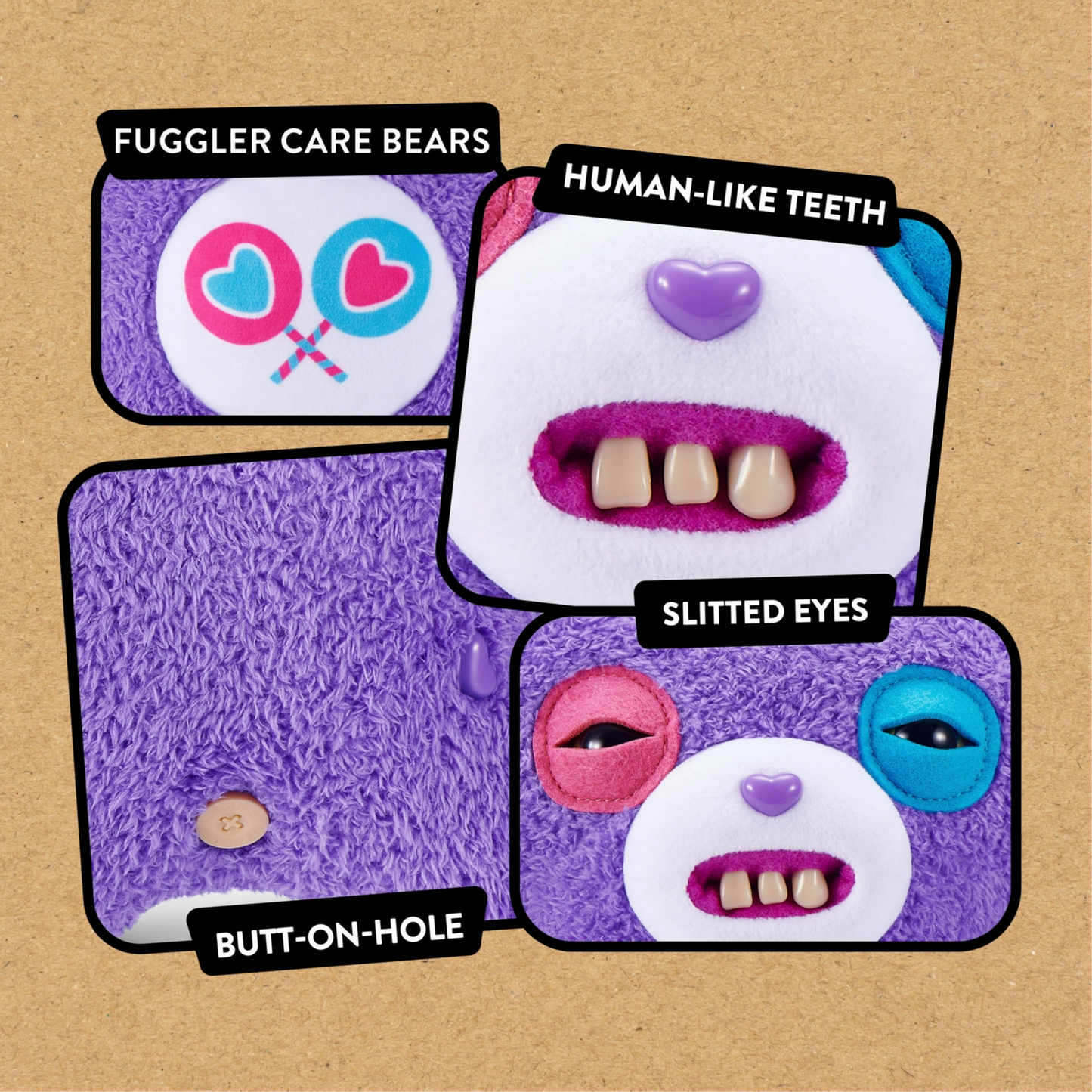 Fuggler Care Bears 9 inch (Share Bear)