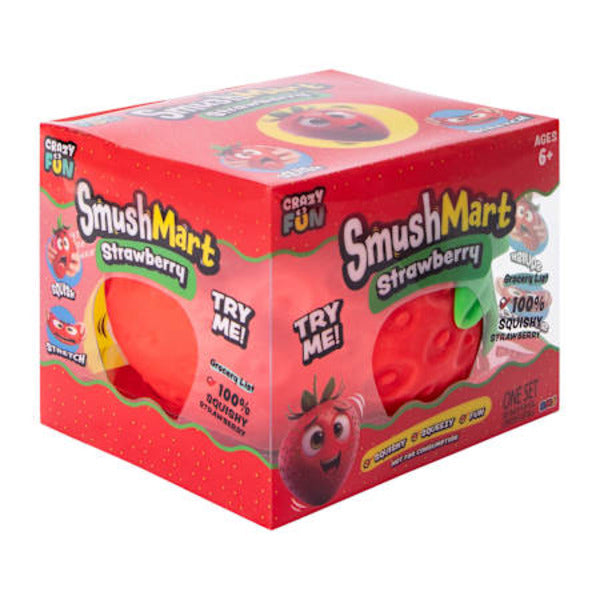 SmushMart Strawberry Jumbo Squishy