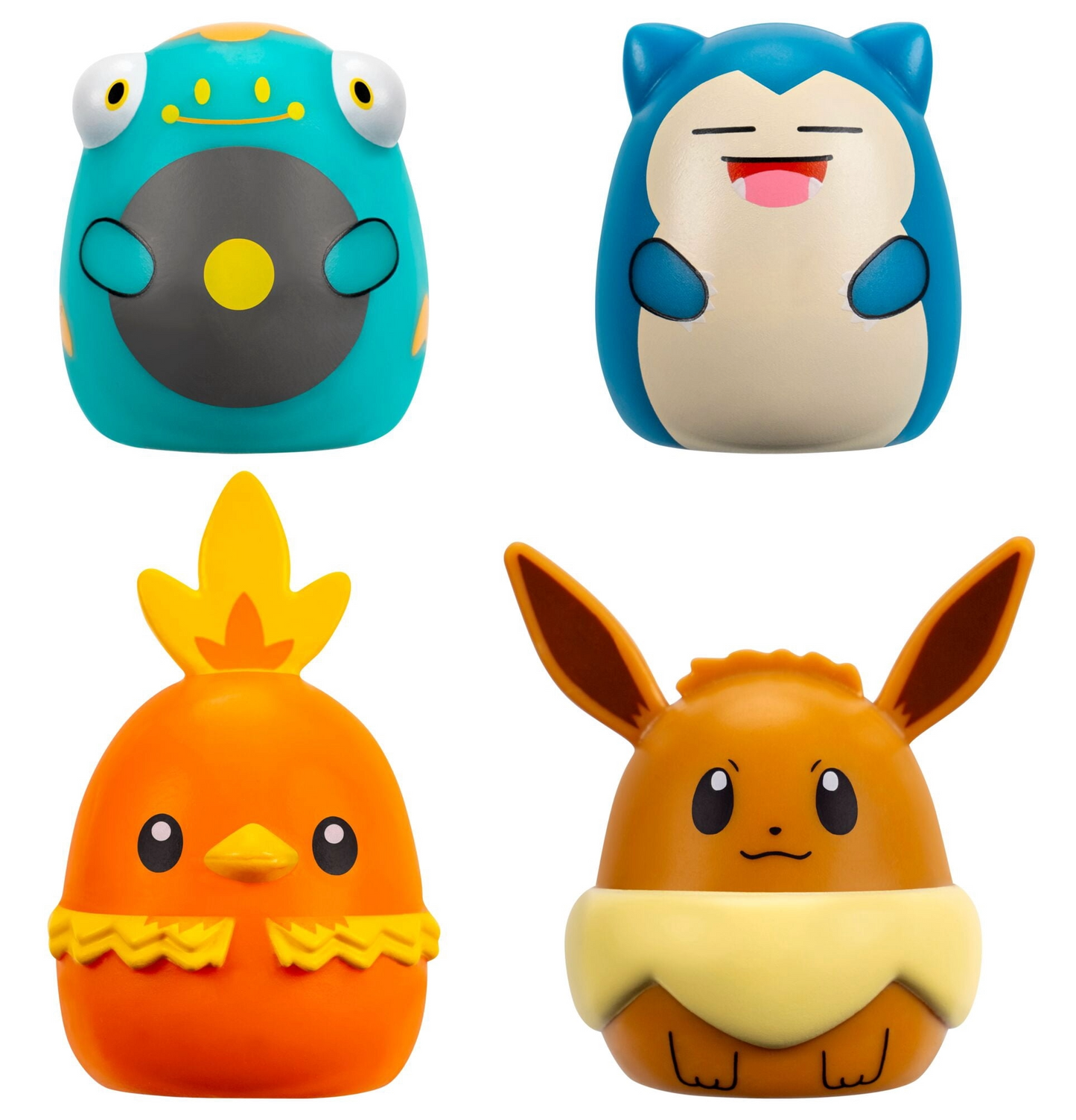 Pokémon Squish-a-longs Mini Squish 6-Piece Set 2