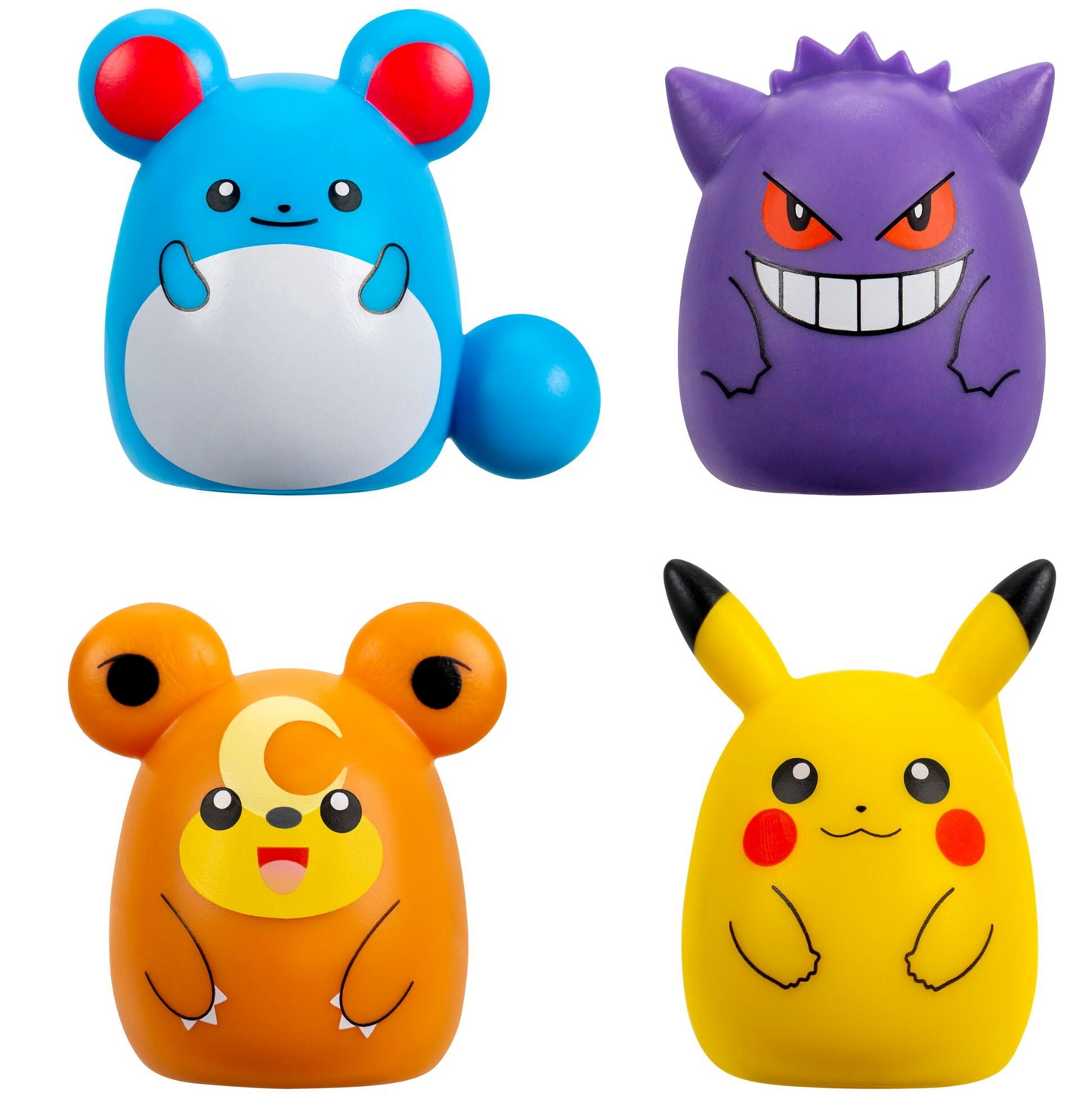 Pokémon Squish-a-longs Mini Squish 6-Piece Set