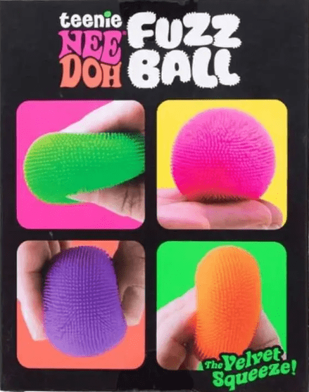 Teenie NeeDoh Fuzz Ball 4-Pack