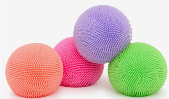 Teenie NeeDoh Fuzz Ball 4-Pack