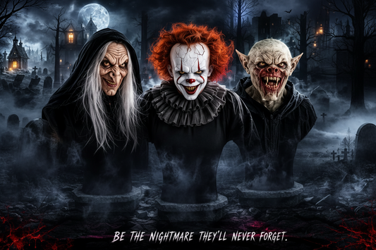 Halloween Horror Mask Collection – Clown, Vampire, Alien & More