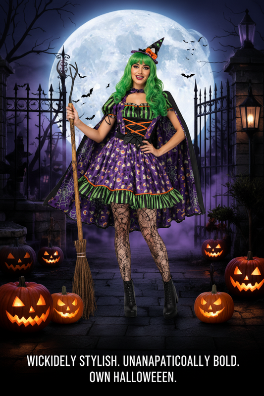 Circus Clown Cosplay Costume – Women's Halloween Stage Outfit