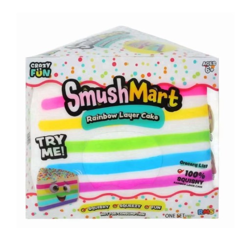 SmushMart Rainbow Layer Cake Squishy