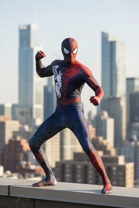Spider-Man Venom Symbiote 3D Bodysuit – Halloween Cosplay Costume