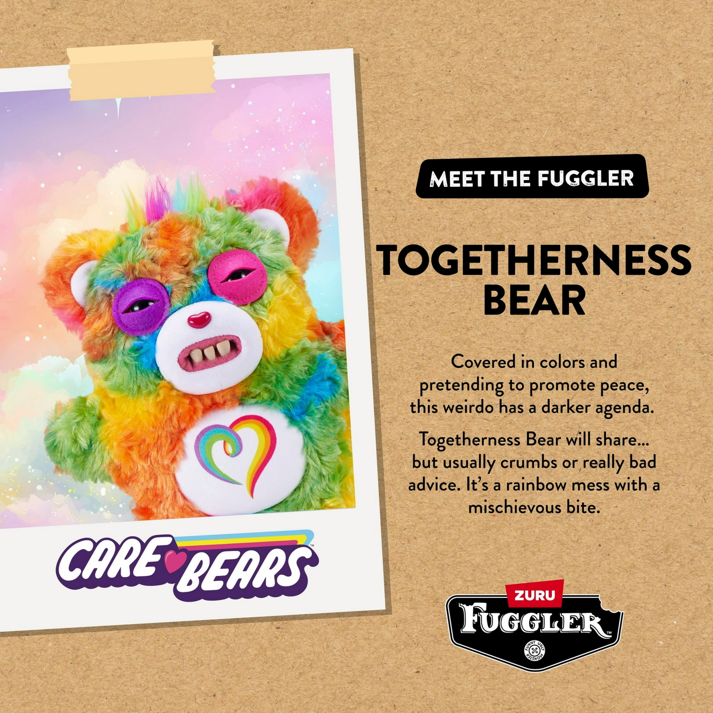 Fuggler Care Bears 9 inch